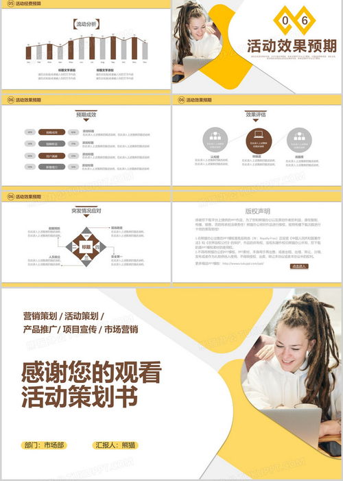 2020商務(wù)風(fēng)營銷策劃活動策劃書 通用PPT模板推廣策略